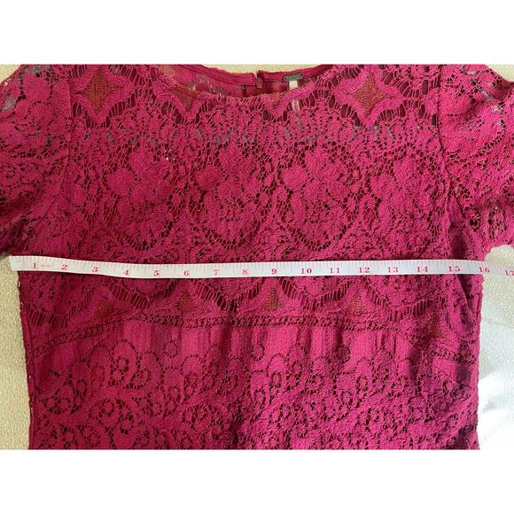 Free People Lace Mini Dress Size 0 - Picture 8 of 8